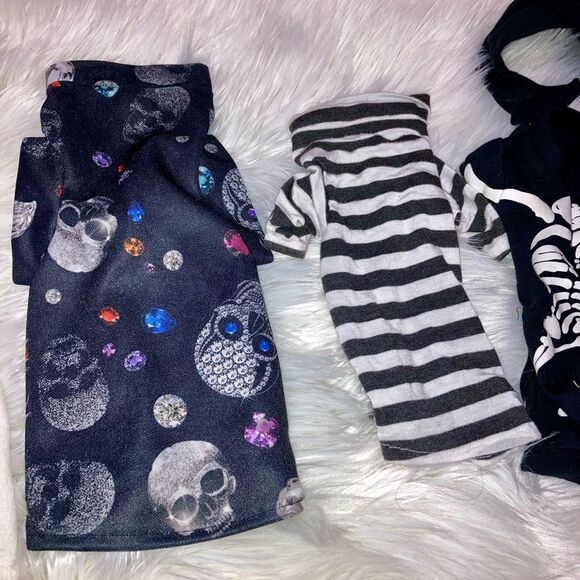 Cat Dog Sphynx Clothes Made with Love lot of 7 shirts 3 hats - Picture 9 of 16